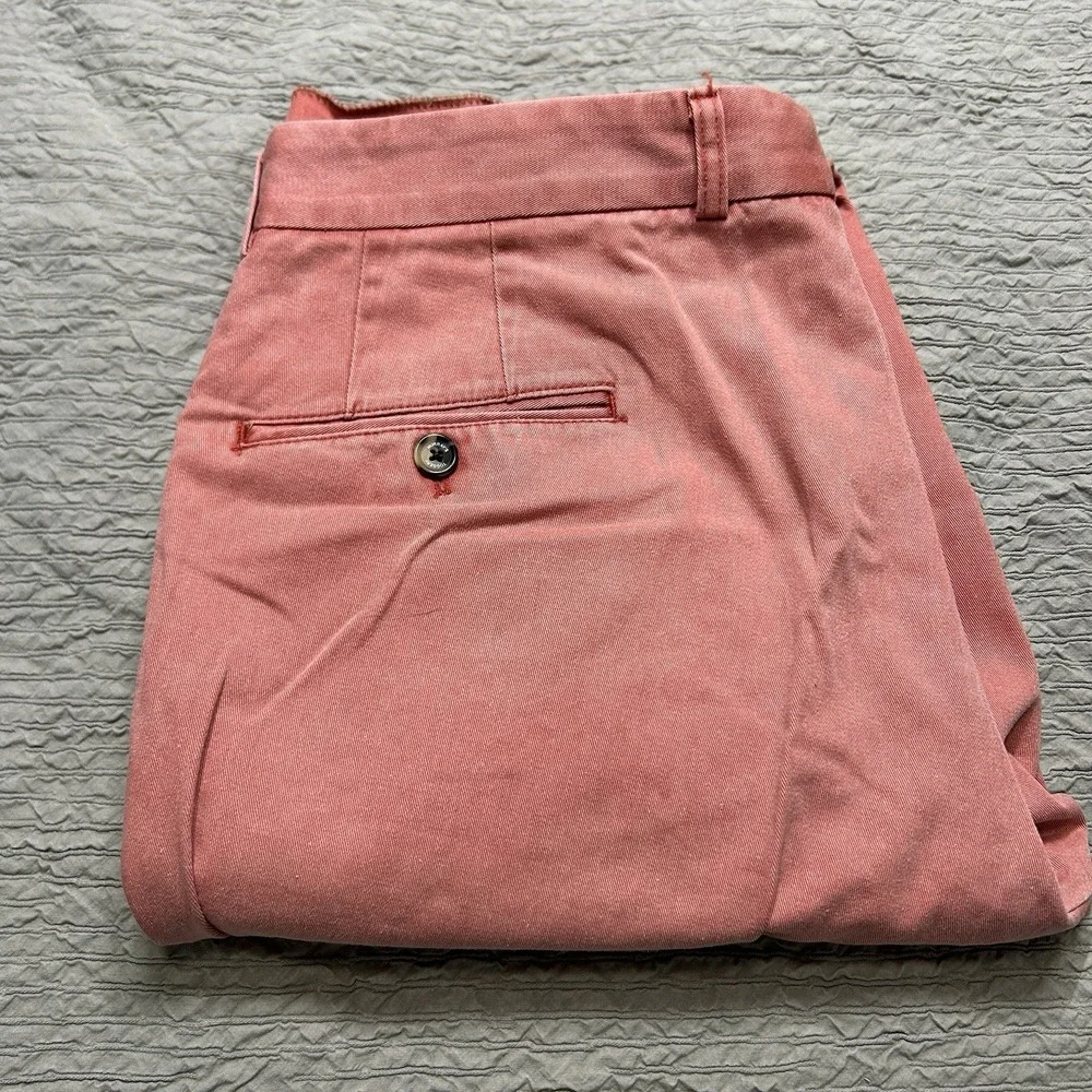 Murrays Toggery Shop Men's 33 Nantucket Red Chino Twill Pant UNHEMMED NWOT